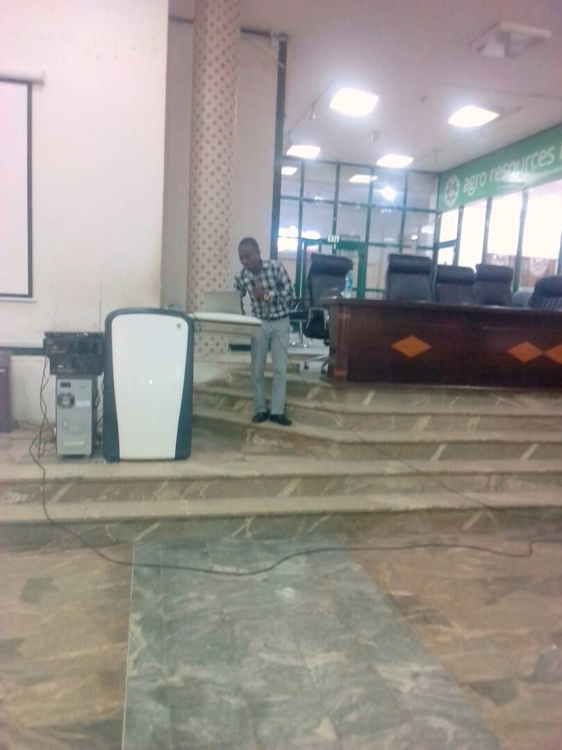 A Seminar held at Raw material development agency, Abuja